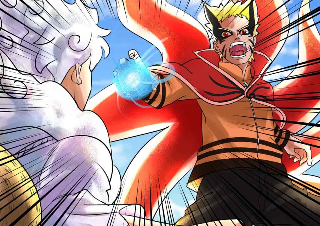 Can Gear Five Luffy beat Bayron Mode Naruto? - The Will of Fire