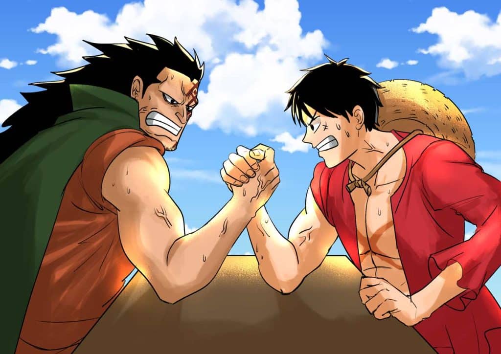 When will luffy meet dragon