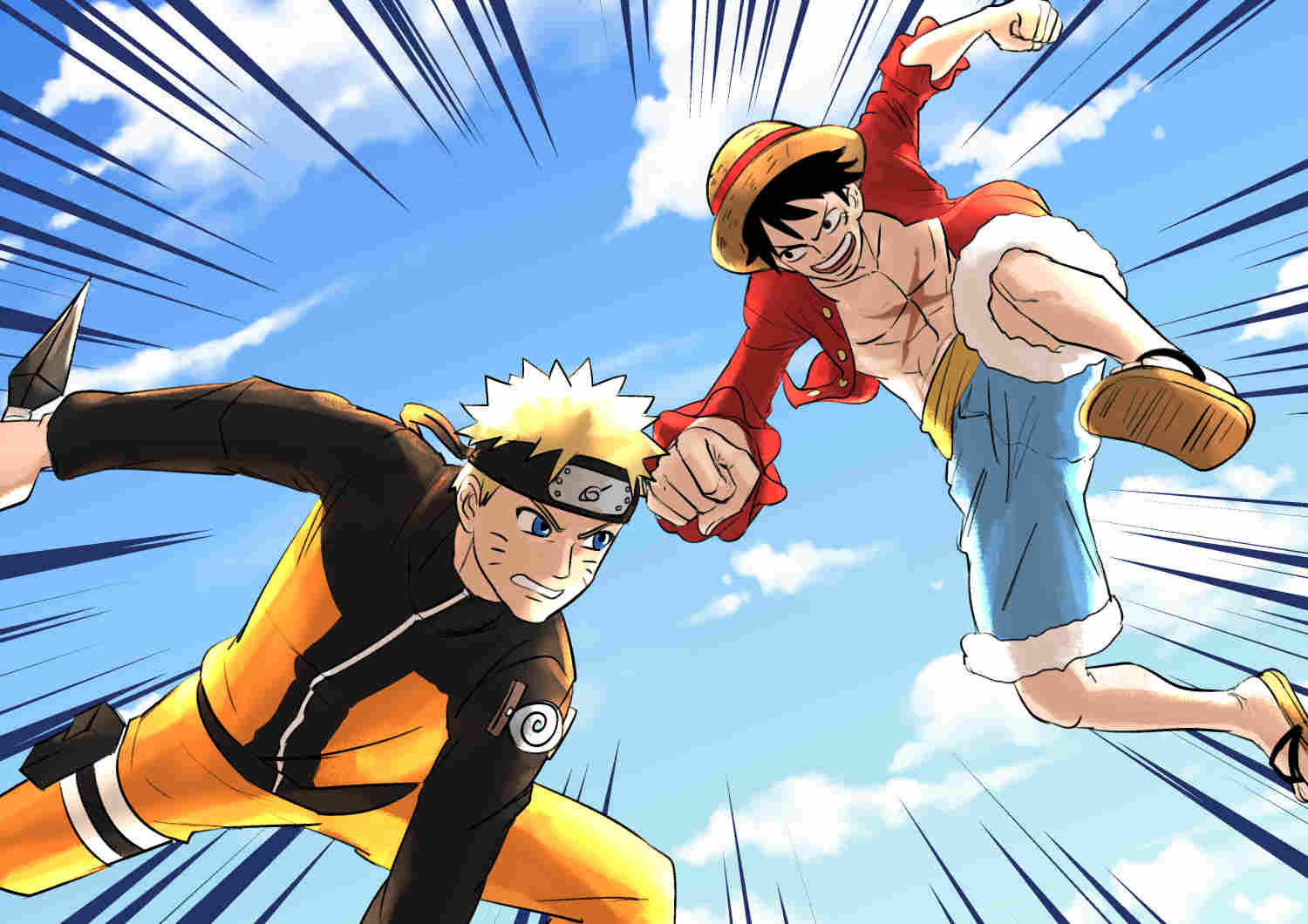 Naruto vs Luffy (One Piece): Who would win a fight between the two?