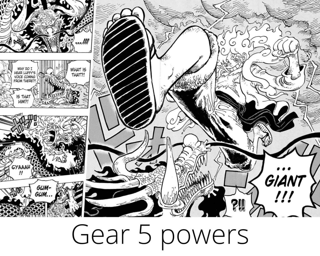 What are Luffy's gear 5 powers